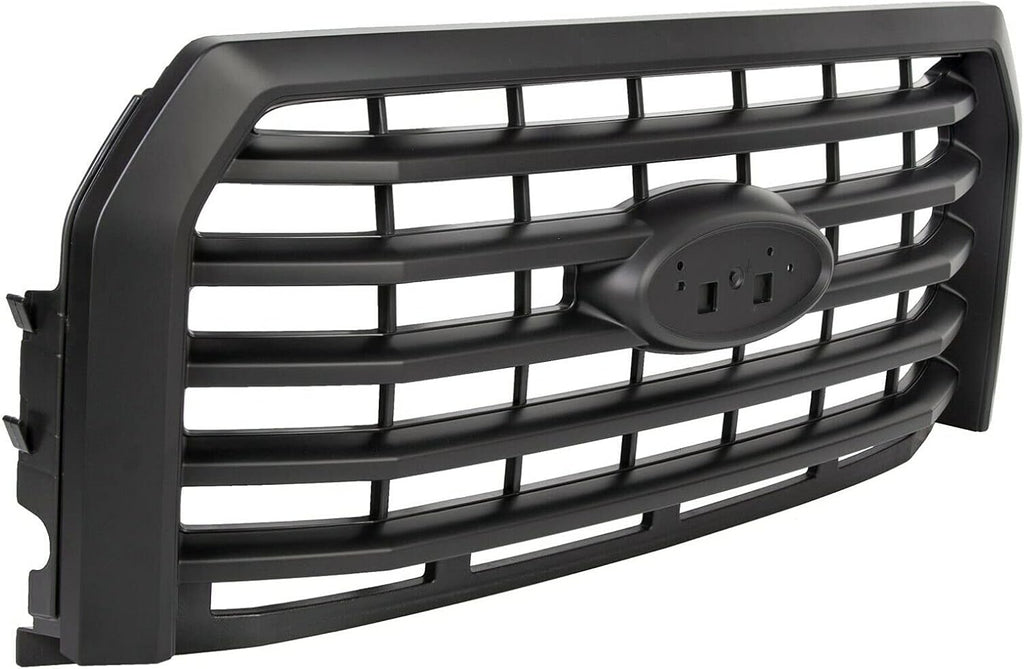 Black Horizontal Front Bumper Grille Five Bar Radiator C108