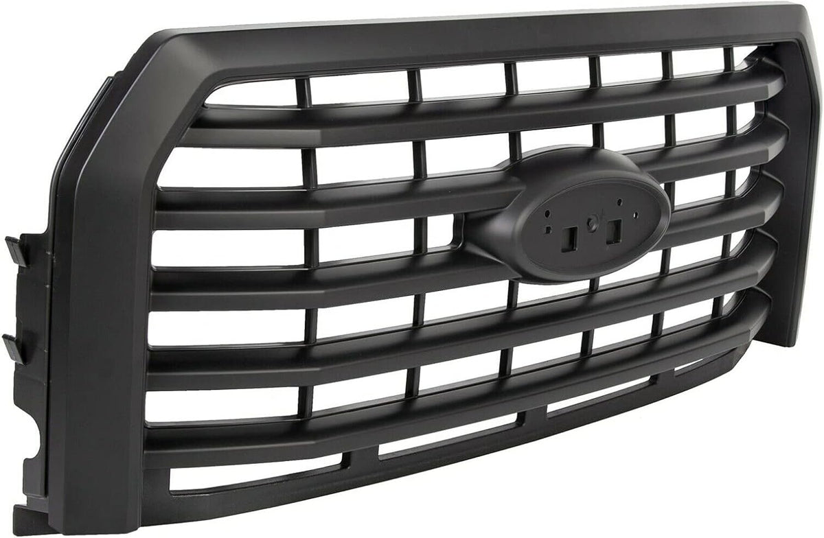 Black Horizontal Front Bumper Grille Five Bar Radiator C108