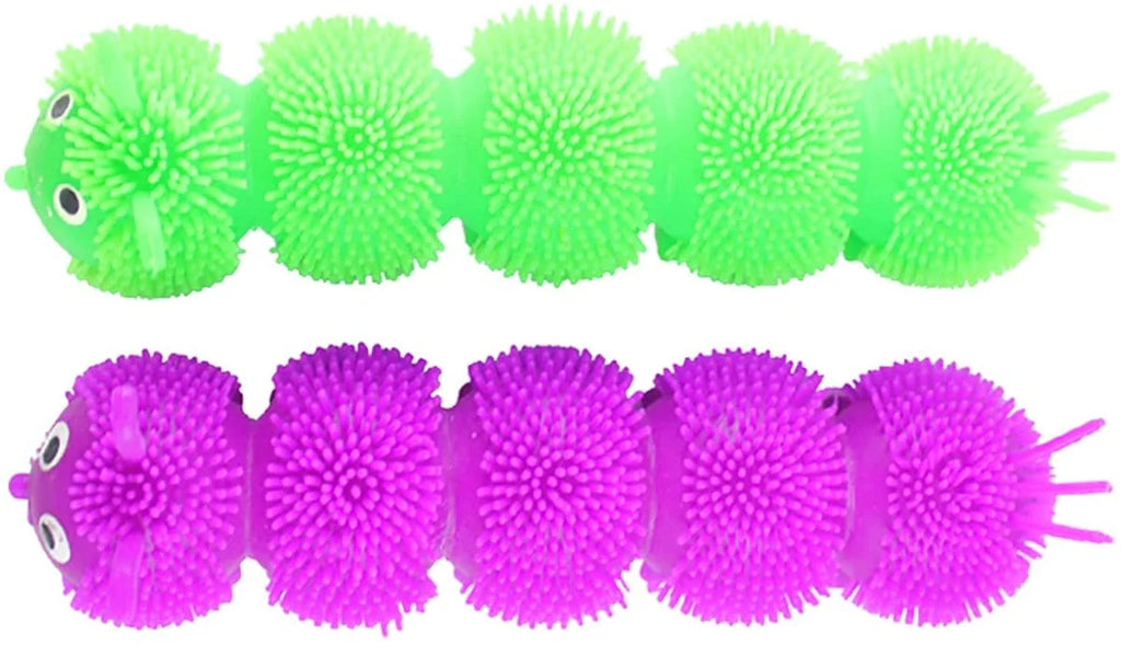 Set of 2 Caterpillar 8" Fidget Sensory Toy P189396