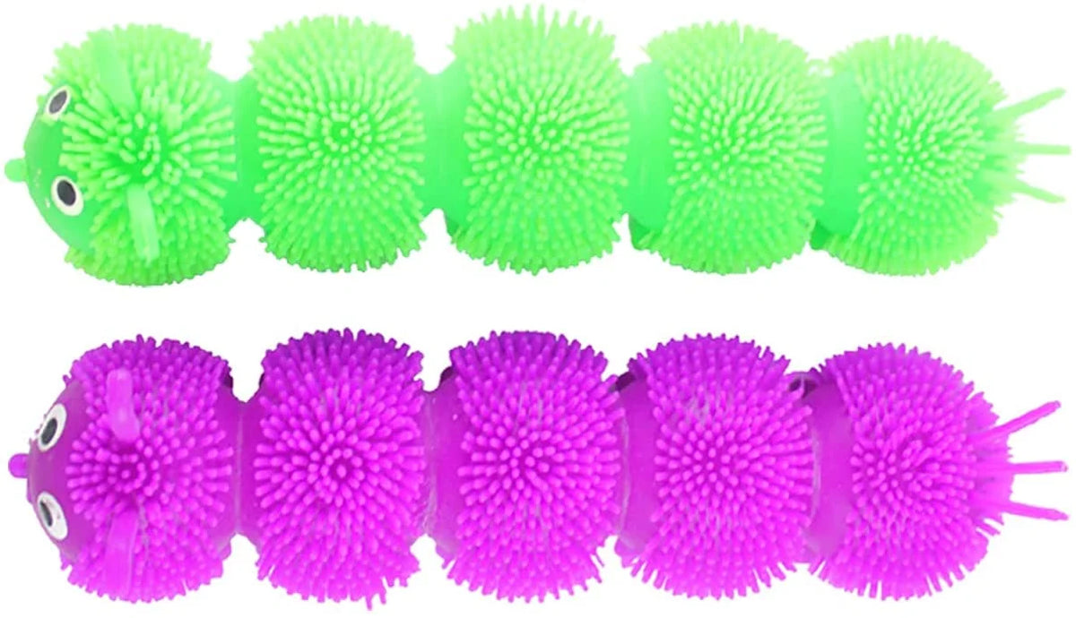 Set of 2 Caterpillar 8" Fidget Sensory Toy P189396