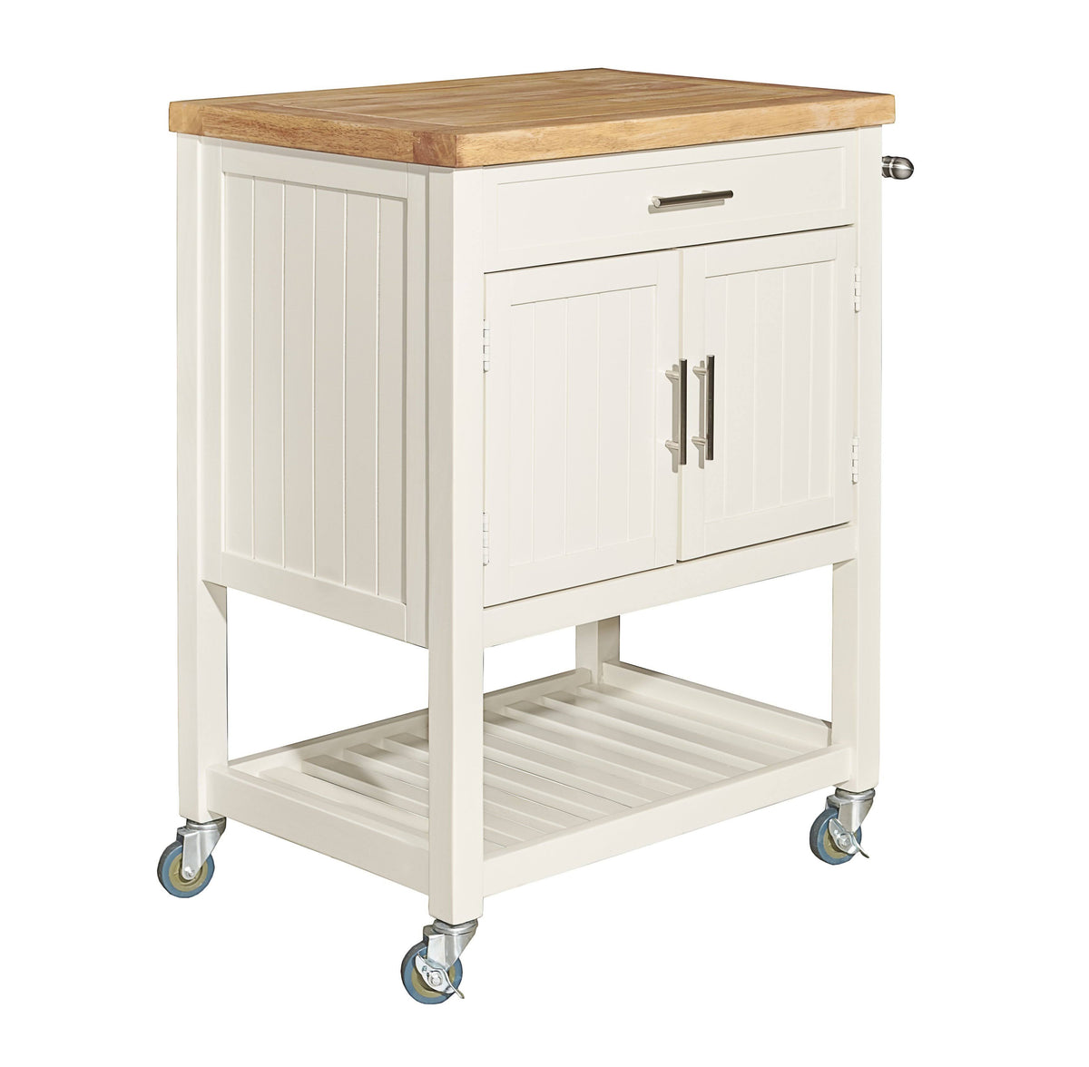 White Kitchen Cart J3050