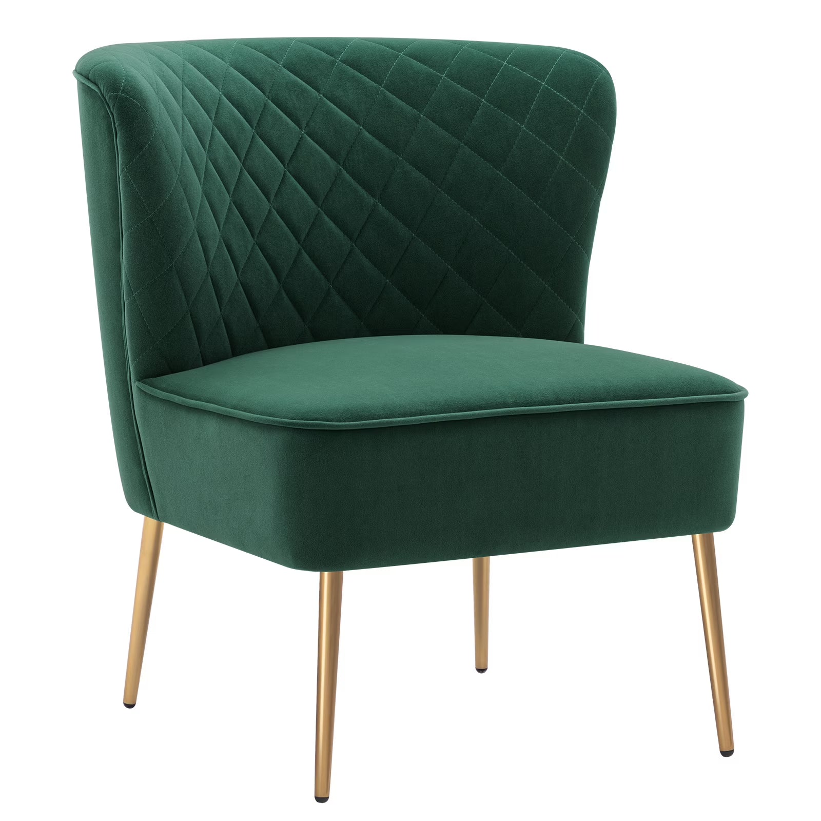Dark Green Velvet Accent Chair B20497