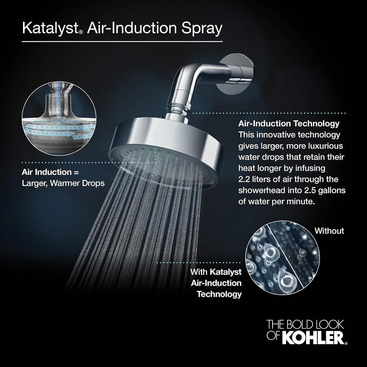 Vintage Nickel Round 10" Rain Showerhead Y9609