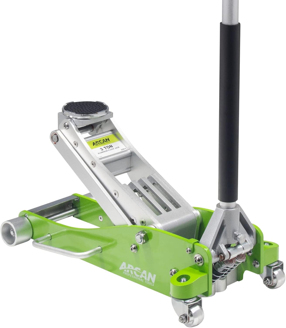 3-Ton Quick Rise Aluminum Floor Jack with Dual Pump Pistons A6914