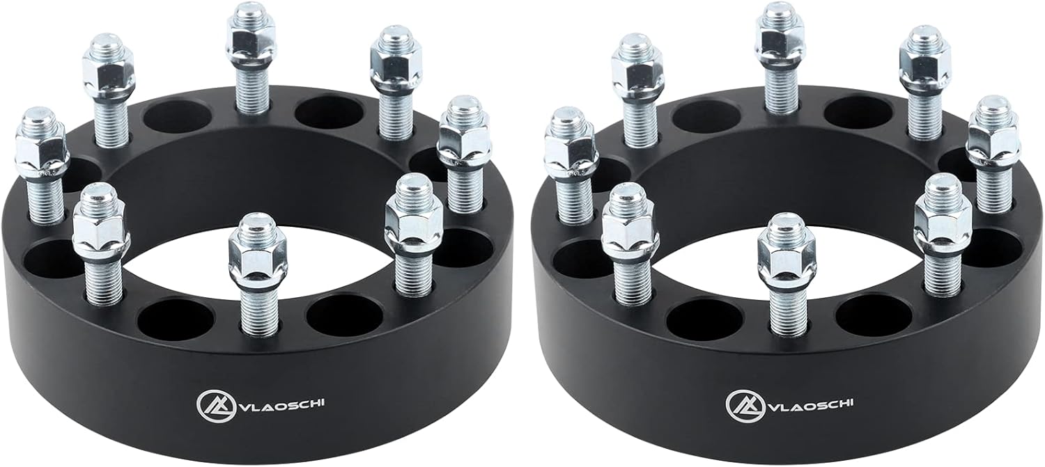 Black Forged 2 Inch Wheel Adapters Pack of 2 D218684
