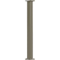 8x22 x 8& Endura-Aluminum Column, Round Shaft, Non-Tapered, Fluted, Wicker Finish Z932602