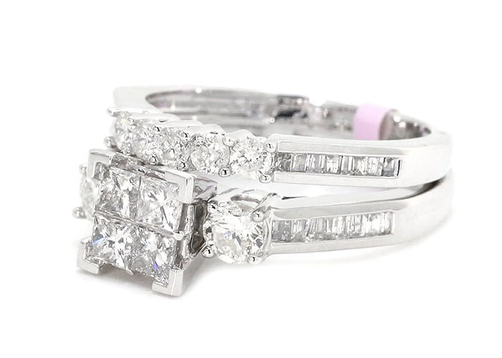 Princess Cut Diamond Engagement Ring B670