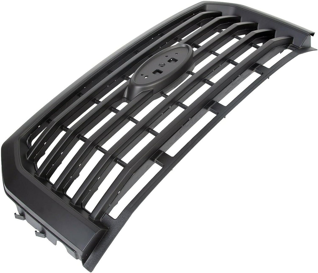 Black Horizontal Front Bumper Grille Five Bar Radiator C108