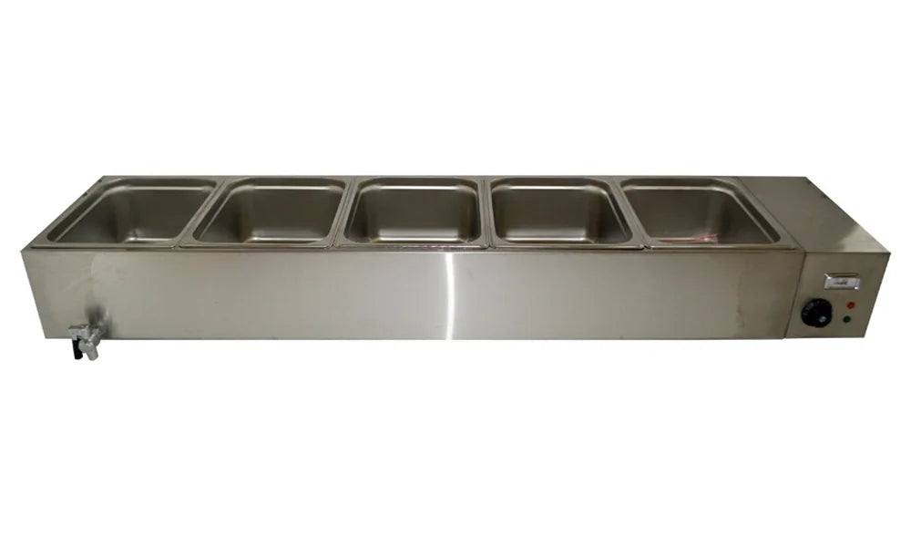5-Pot Buffet Warmer Steam Table H145