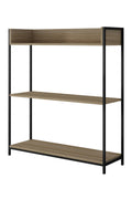 3 Shelves Dark Oak Bookcase D137533