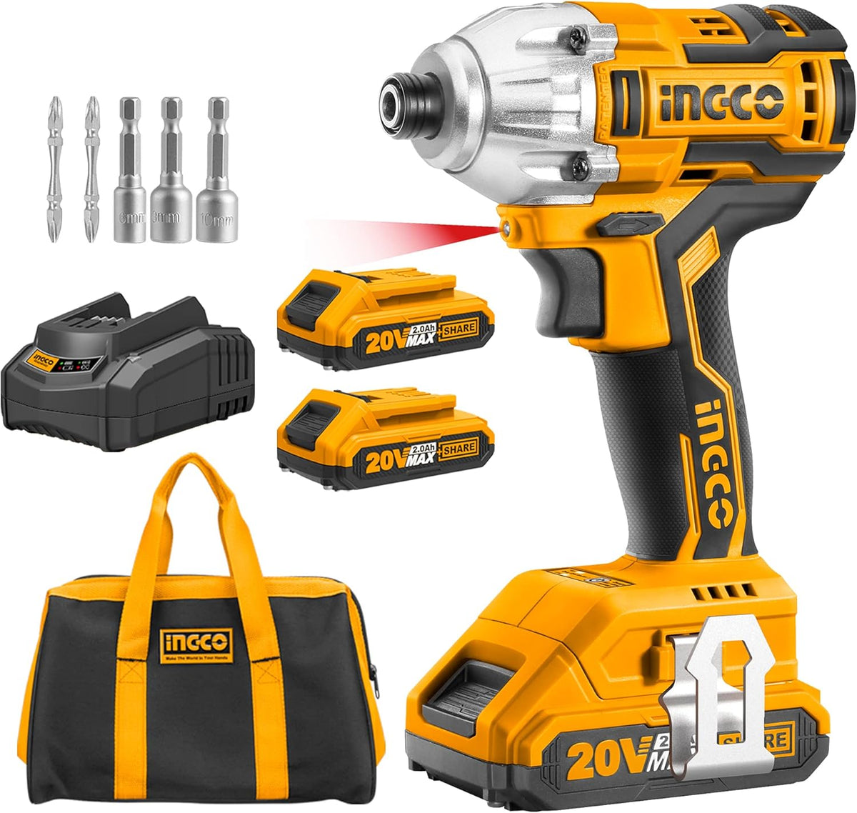 20V Brushless Cordless Impact Driver Set Z6871