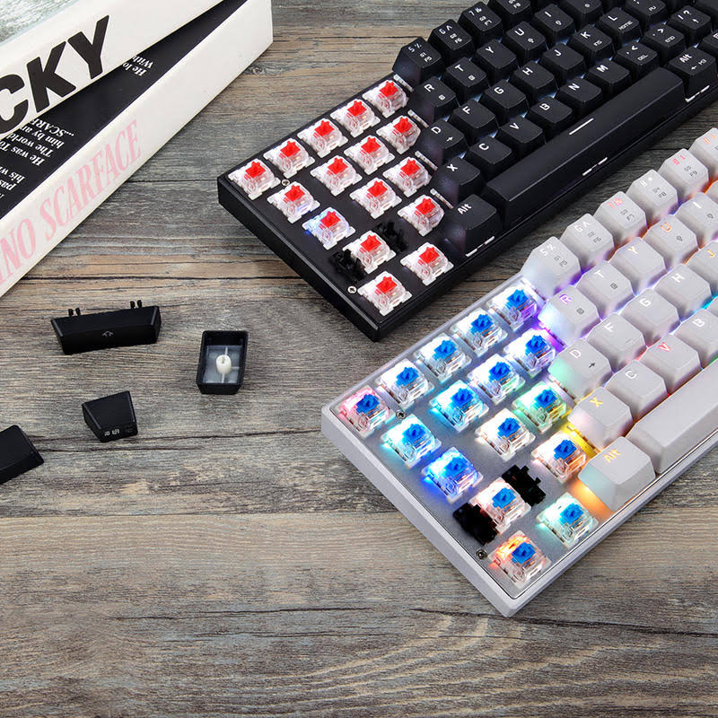 Bluetooth USB Wired Dual-mode Mechanical Gaming Keyboard H5909