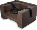 Brown Dual Height Booster Seat with Safety Strap E79208