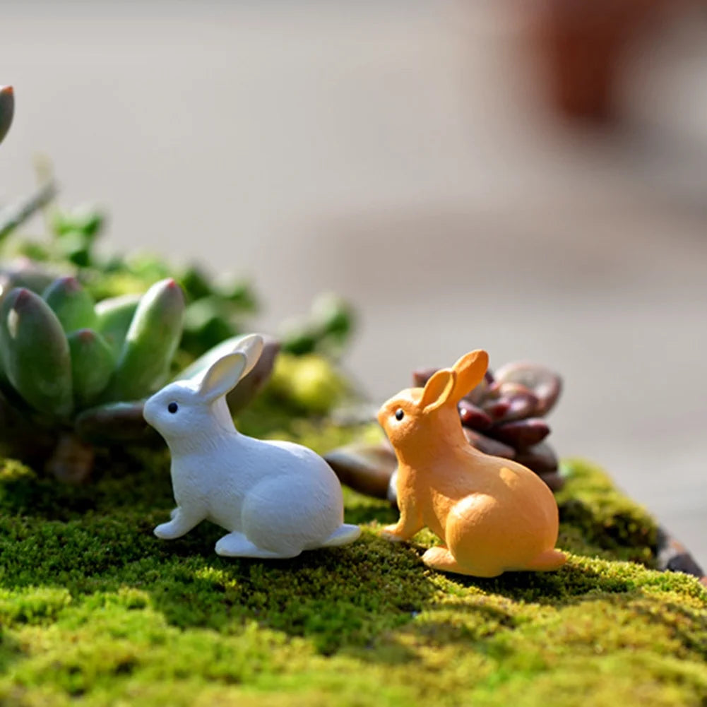 Rabbit Miniature Landscape Garden Decor Ornament Q38237