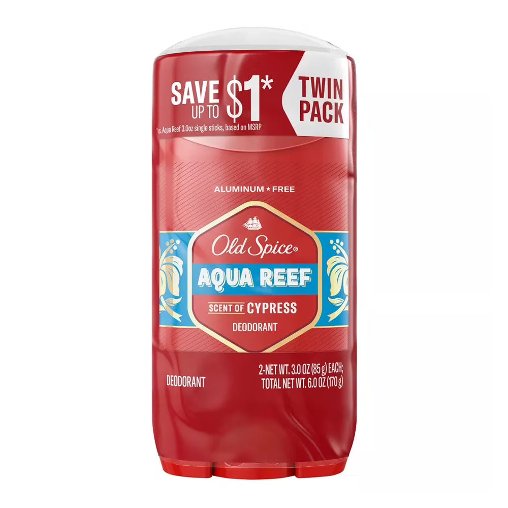 Aqua Reef Deodorant Twin Pack, 6 Oz, 2 Pack F4337