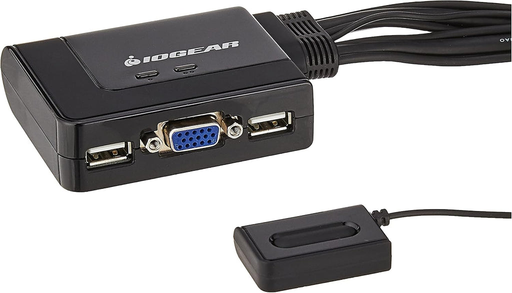 2-Port HDMI KVM Switch with Cables and Audio, Black F68764