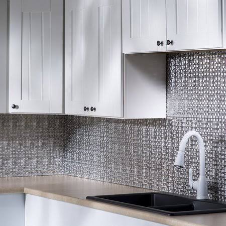18in x 24in Silver Backsplash Panel (5 Pack) U95068