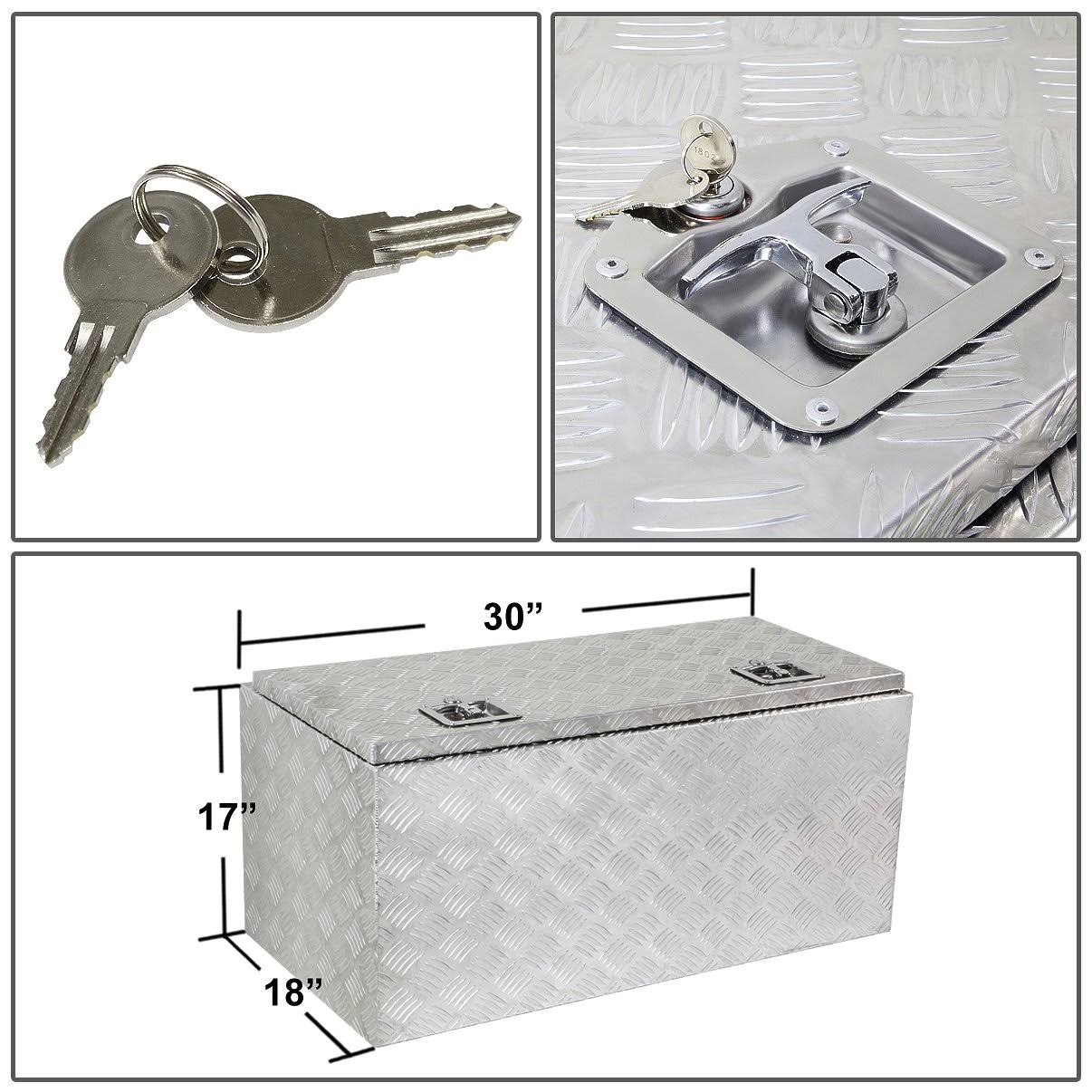Aluminum Pickup Truck Bed Trailer Storage Tool Box D481927
