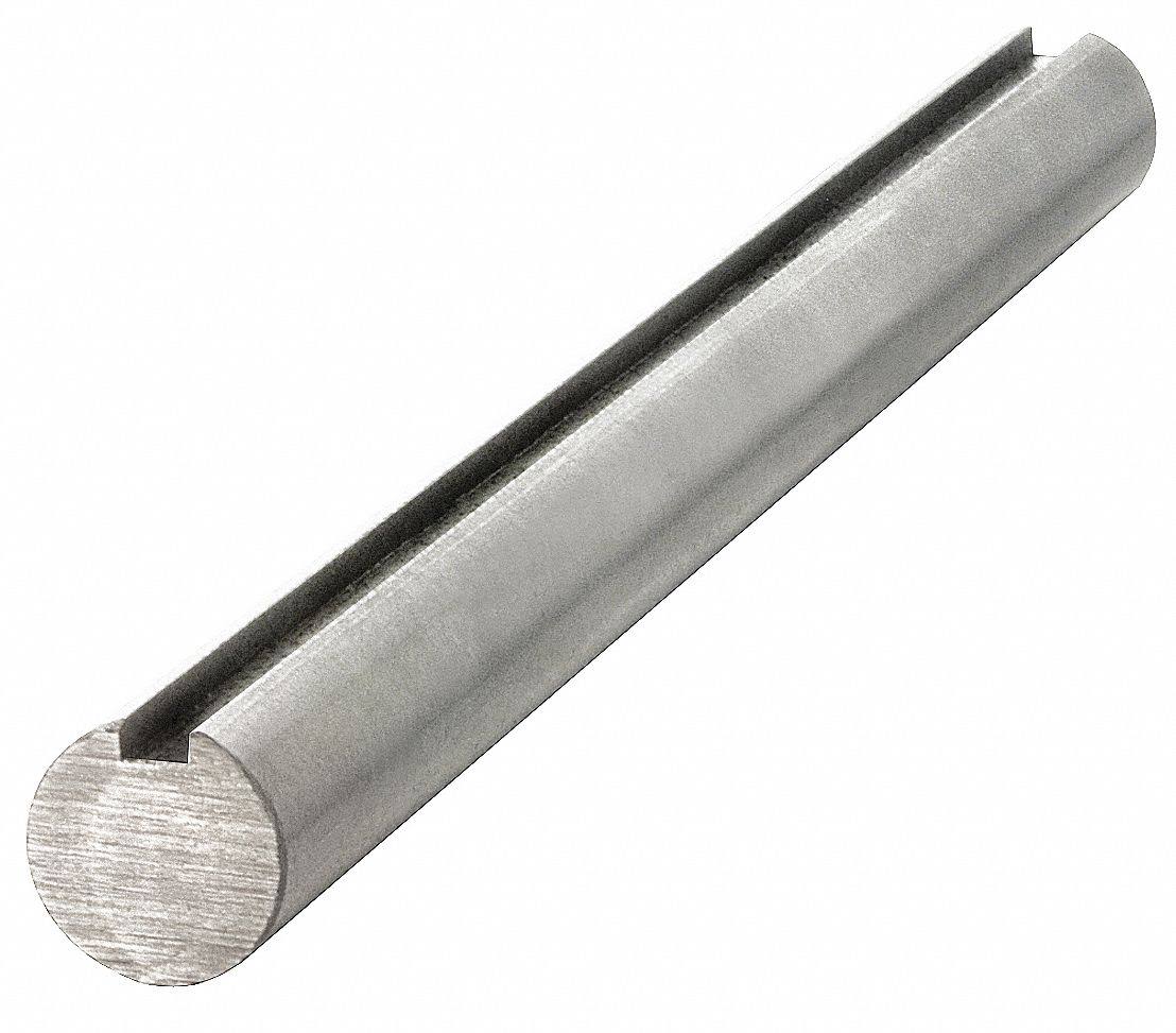 Carbon Steel Grade 1045 Keyed Shaft, Diameter 1-15/16 N995