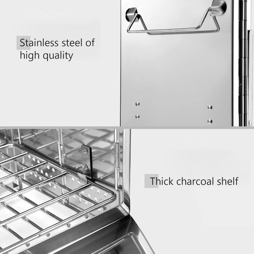Stainless Steel Foldable Charcoal Grill L1916