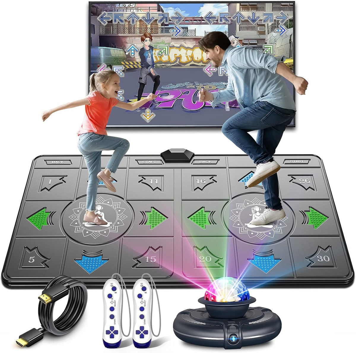 Wireless Electronic Dance Mat with HD Camera C647