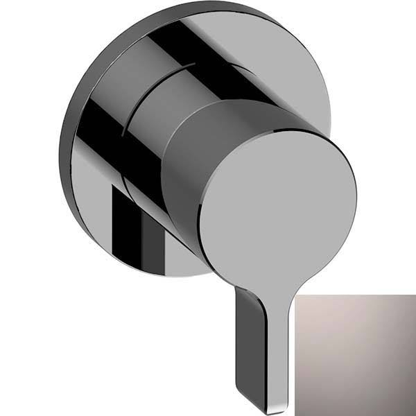 Polished Nickel Round 2-Way Diverter Trim Plate with Handle N63995