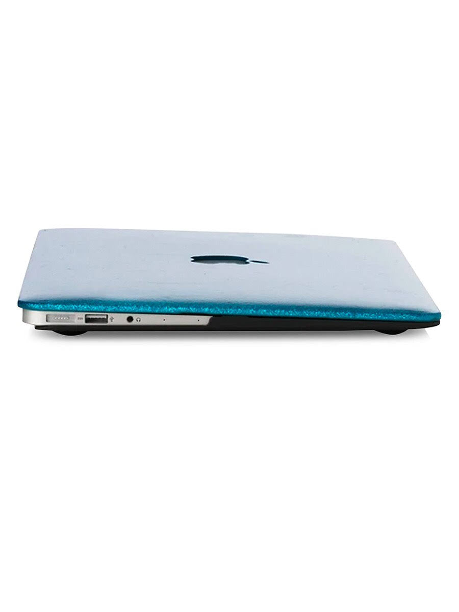 Aqua Glitter MacBook Case E286022