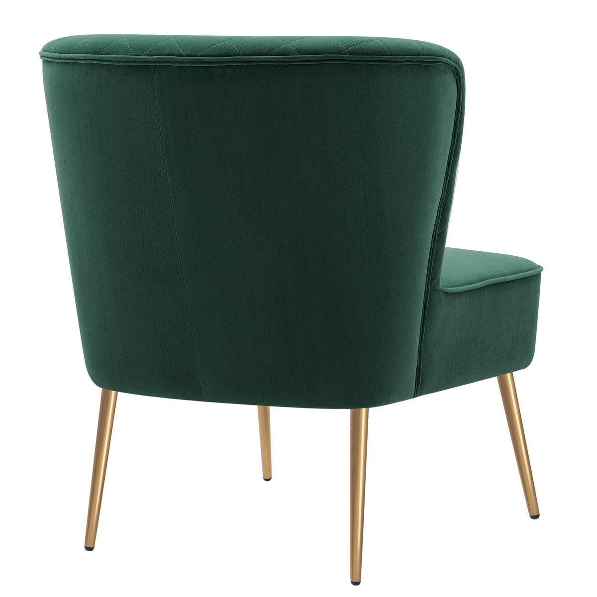 Dark Green Velvet Accent Chair B20497