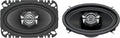 140-Watt 4-Inch x 6-Inch 2-Way Coaxial Speakers Pack of 2 J85525
