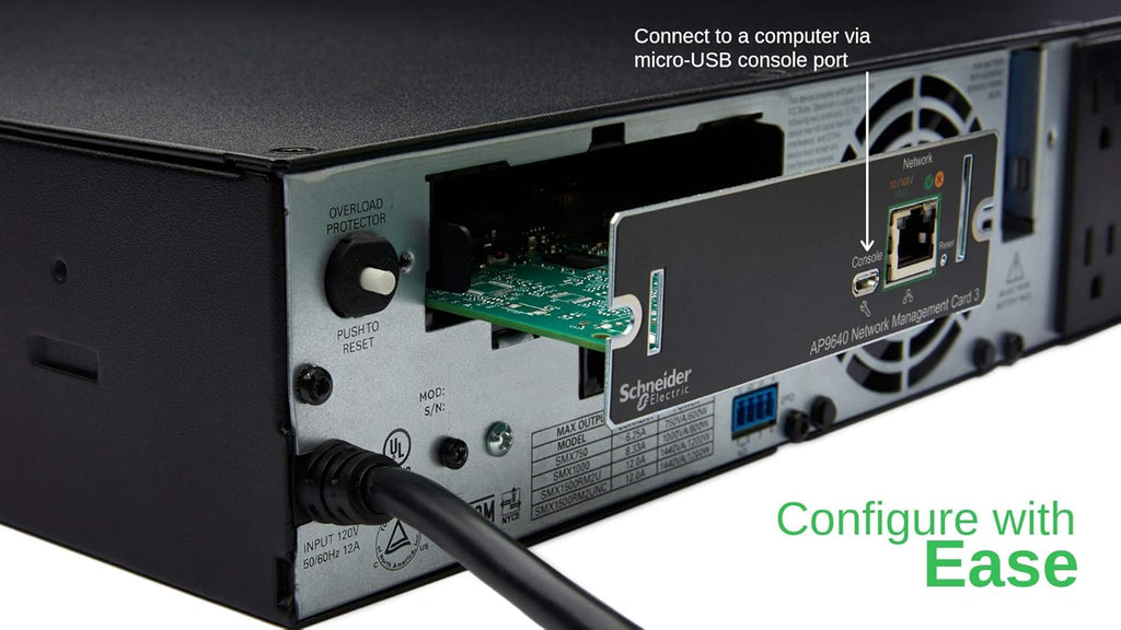 APC UPS Network Management Card 3 with 2 USB Ports and Temperature Monitoring I606628