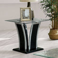Glossy Black End Table L753