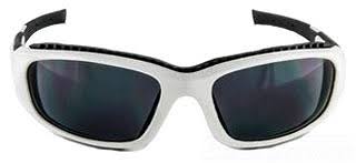 White Frame Gray Anti-Fog Safety Sunwear A57170