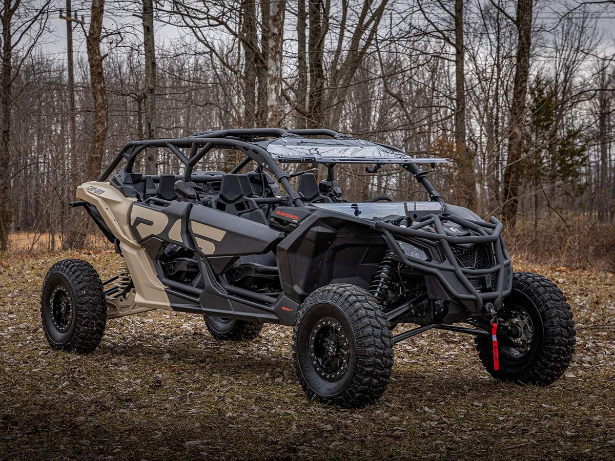 Scratch Resistant Flip Windshield for Can-Am Maverick X3, 1/4 Thick Polycarbonate H66362