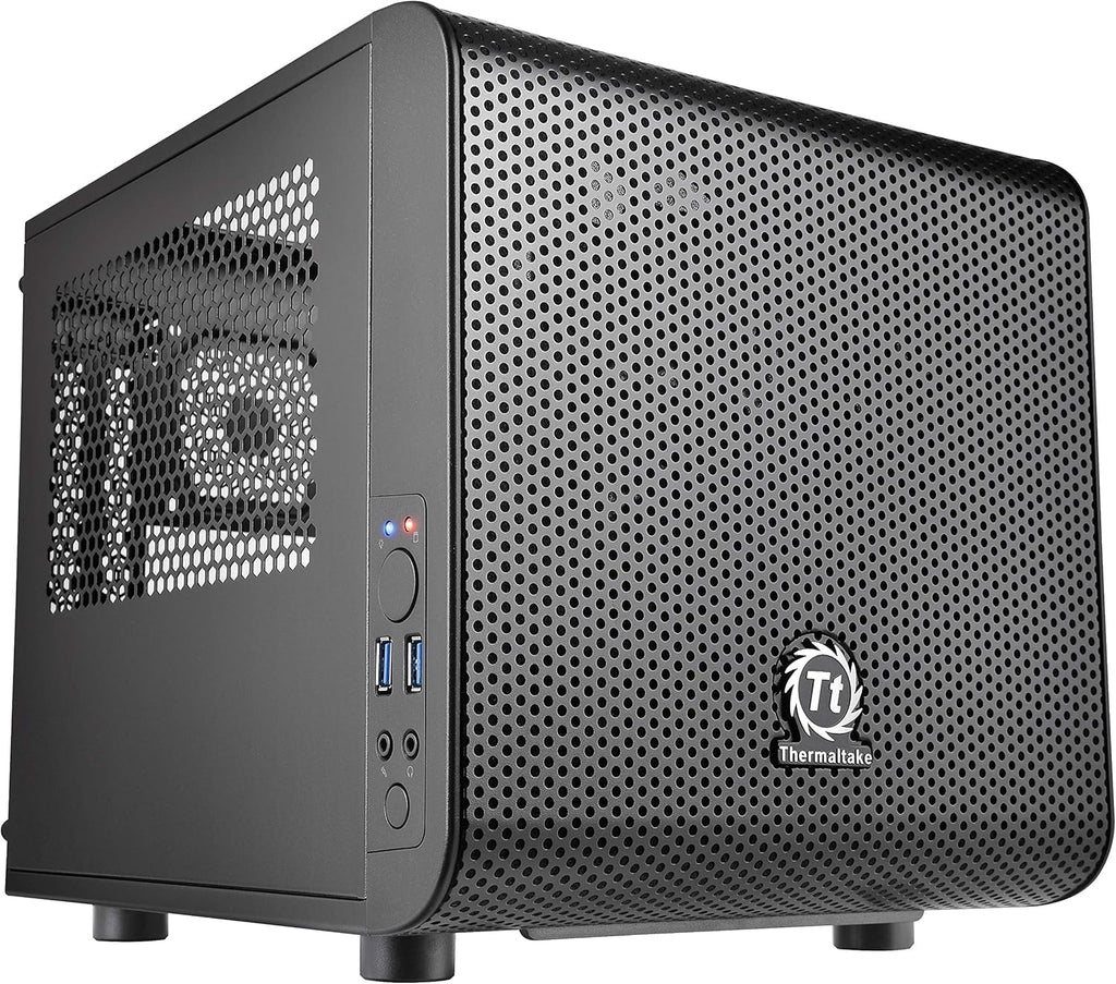 Black Mini ITX Cube Computer Case Q258525
