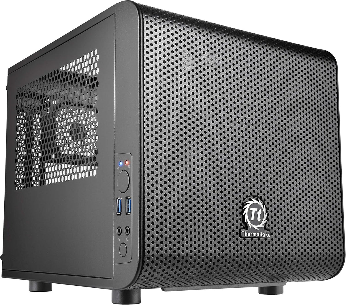 Black Mini ITX Cube Computer Case Q258525