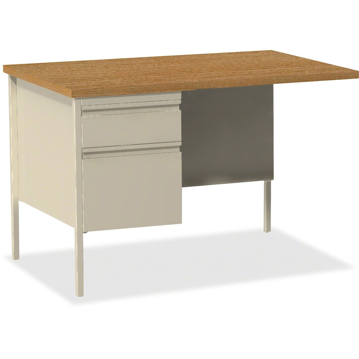 Left-Pedestal Return Desk V1879