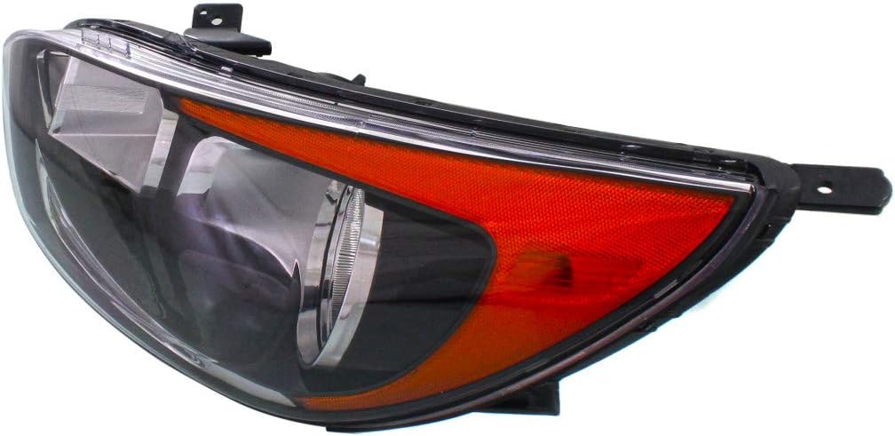Kia Rio Headlight Assembly 2012-2017 Driver Side Halogen M453