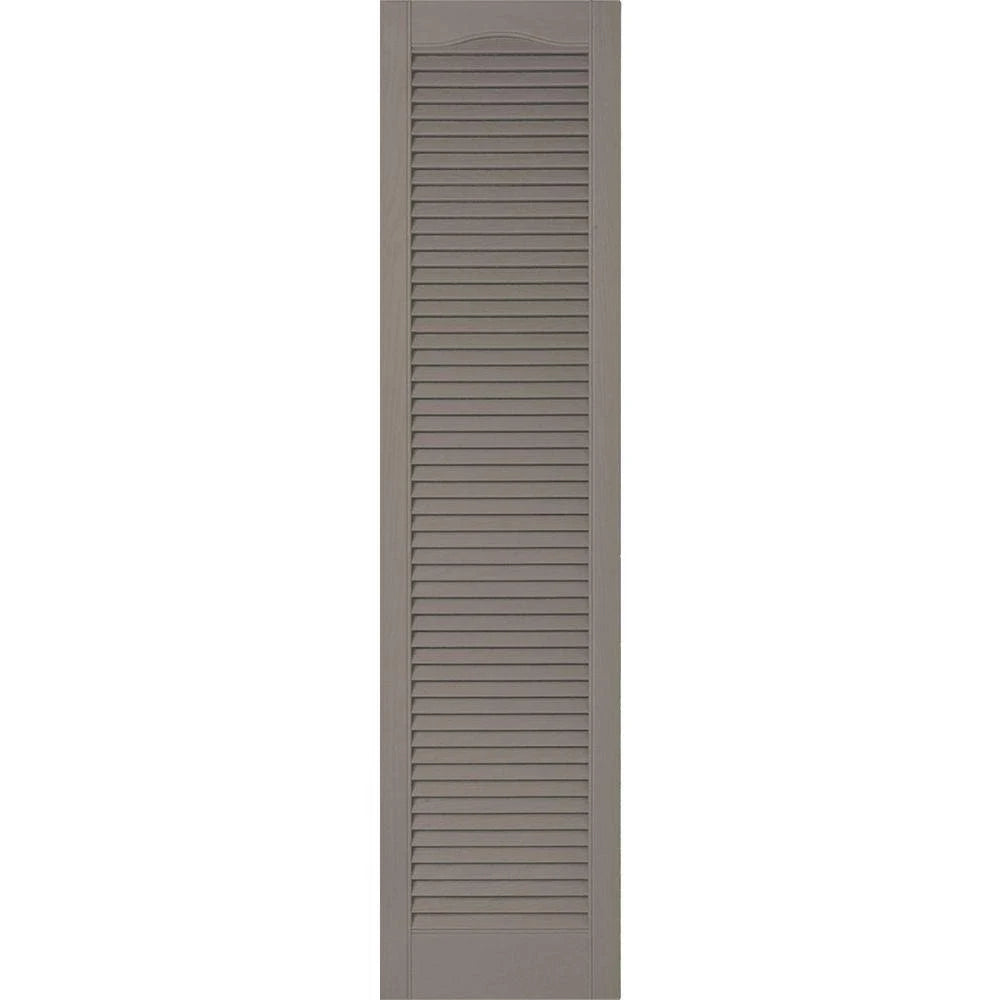 Clay Vinyl Open Louver Shutters T570