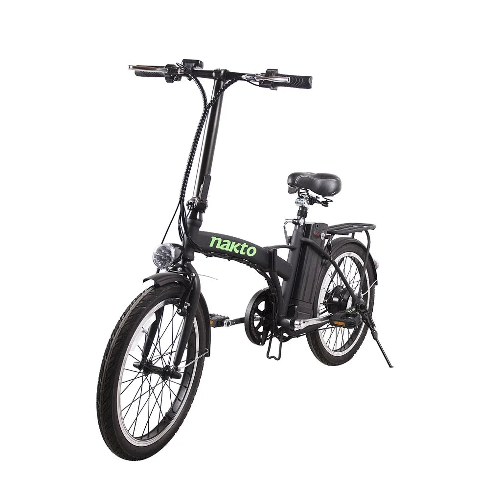 Folding Electric Bicycle, Black E482