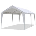 White Roof Steel Carport E189