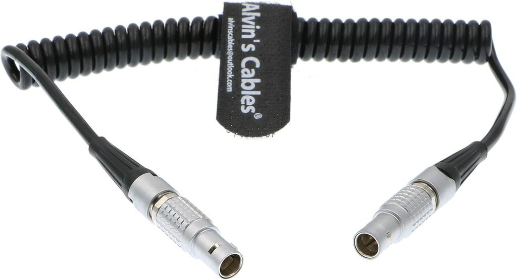 5 Pin Male to 5pin Timecode Coiled Cable Pack of 2 F207289