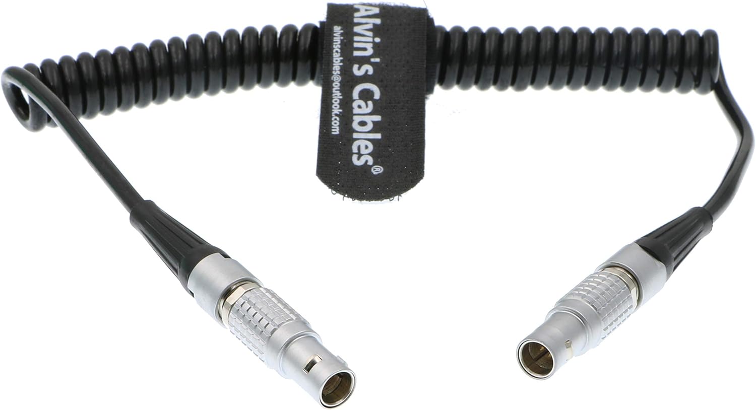 5 Pin Male to 5pin Timecode Coiled Cable Pack of 2 F207289