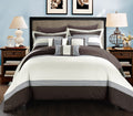 Brown Queen Comforter Set G459
