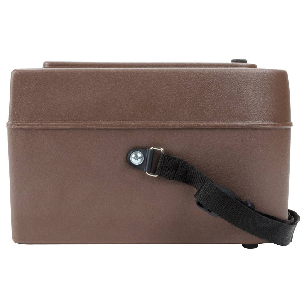 Brown Dual Height Booster Seat with Safety Strap E79208