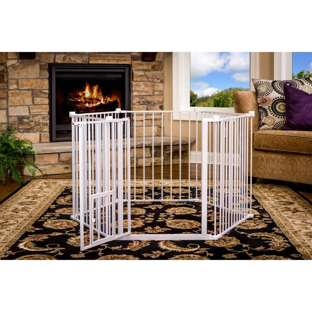 2-in-1 Super Wide Pet Pen and Gate Y41807