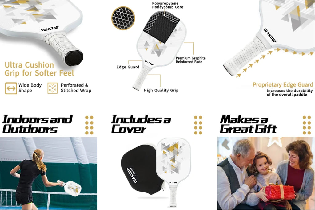 Composite Pickleball Paddle with Cover H607104