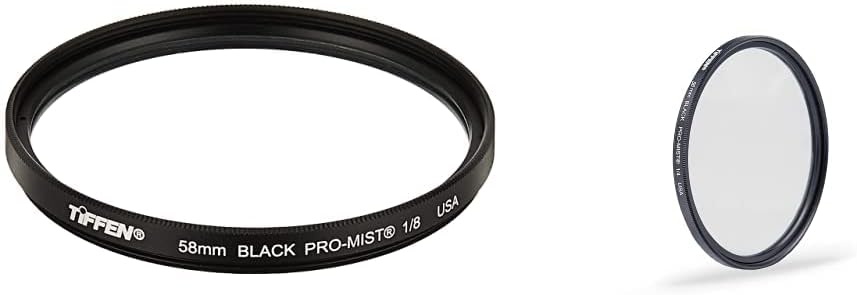 52mm Black Pro-Mist Camera Lens Filter Pack of 2 U3573