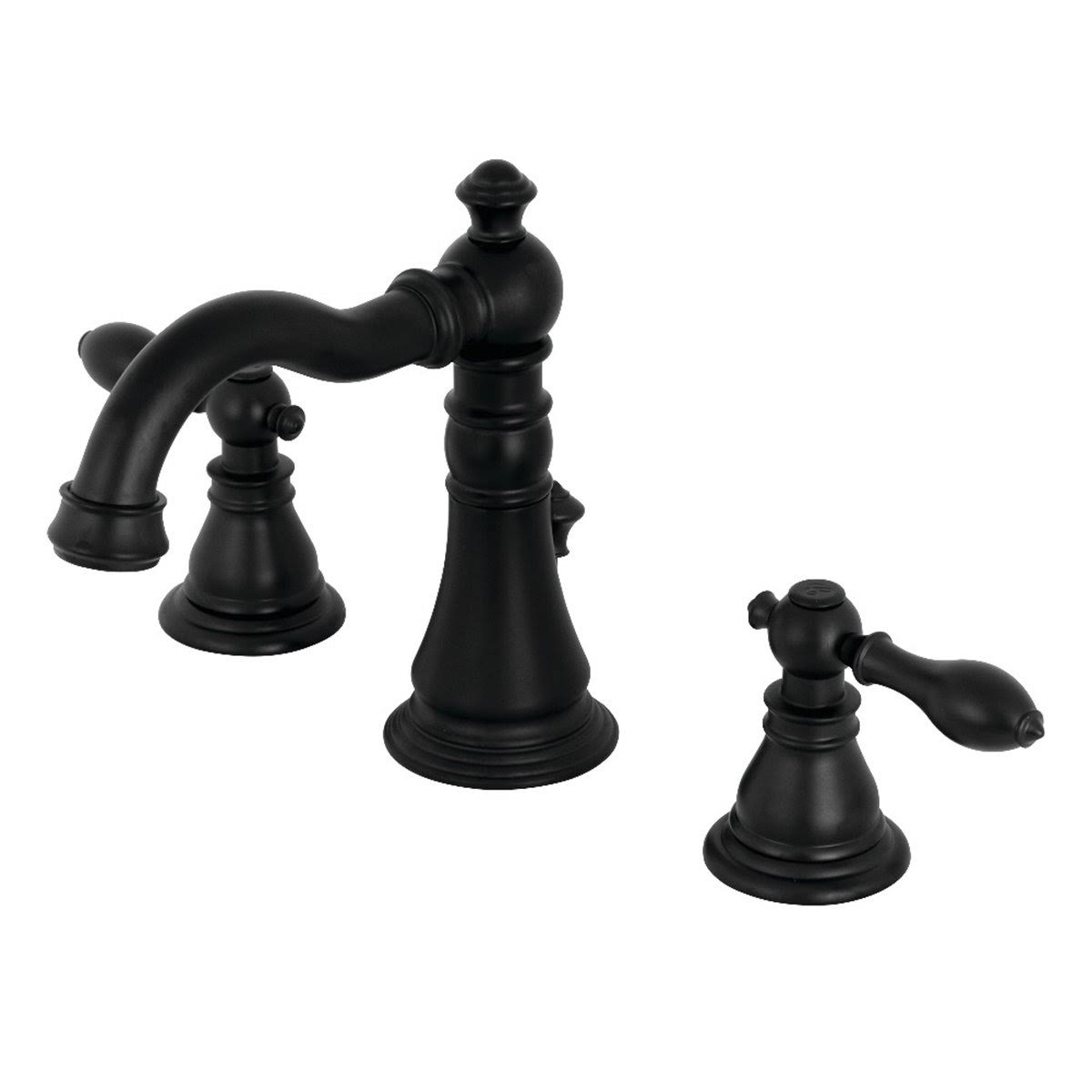 Matte Black Widespread Bathroom Faucet M63688