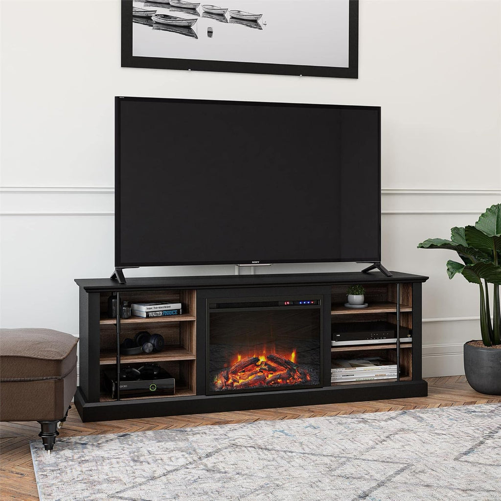 Black Fireplace Stand for TVs up to 70" C883533