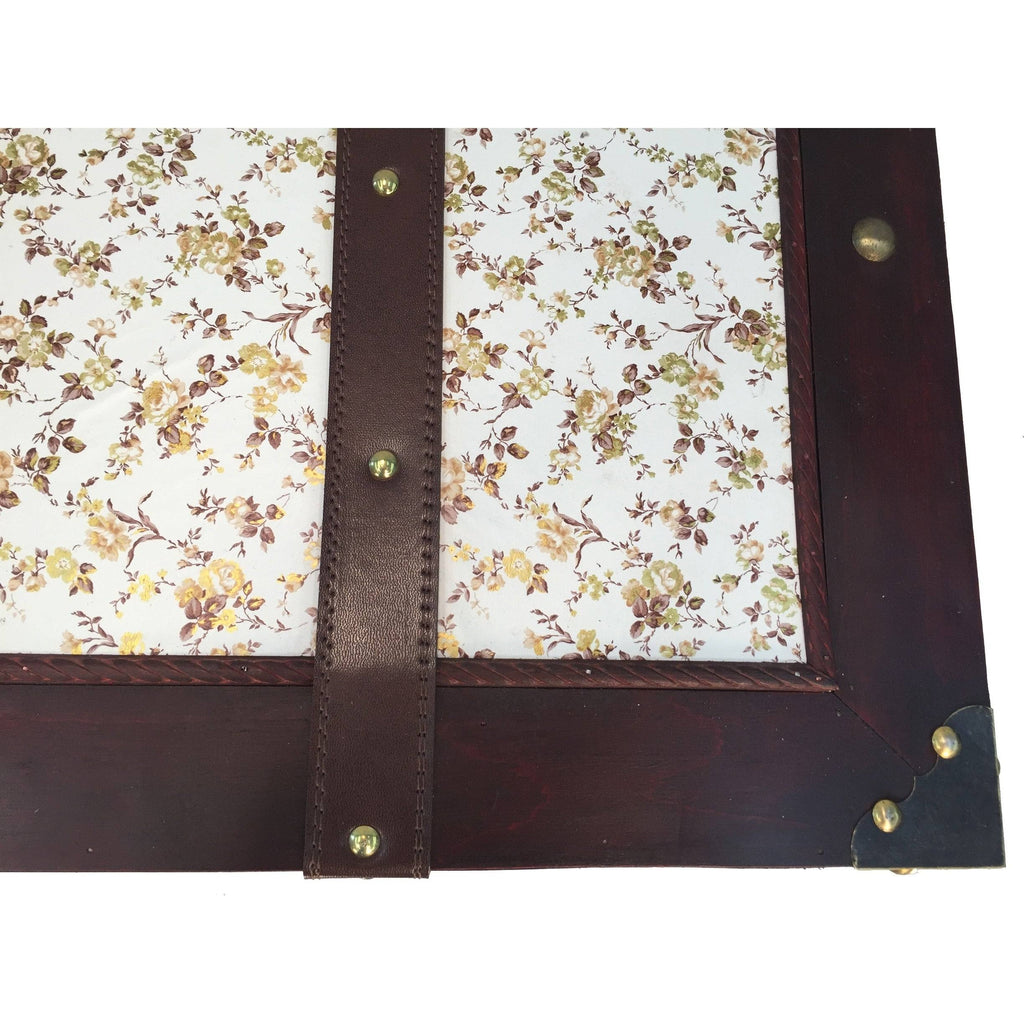 Medium Wood Storage Trunk I72296
